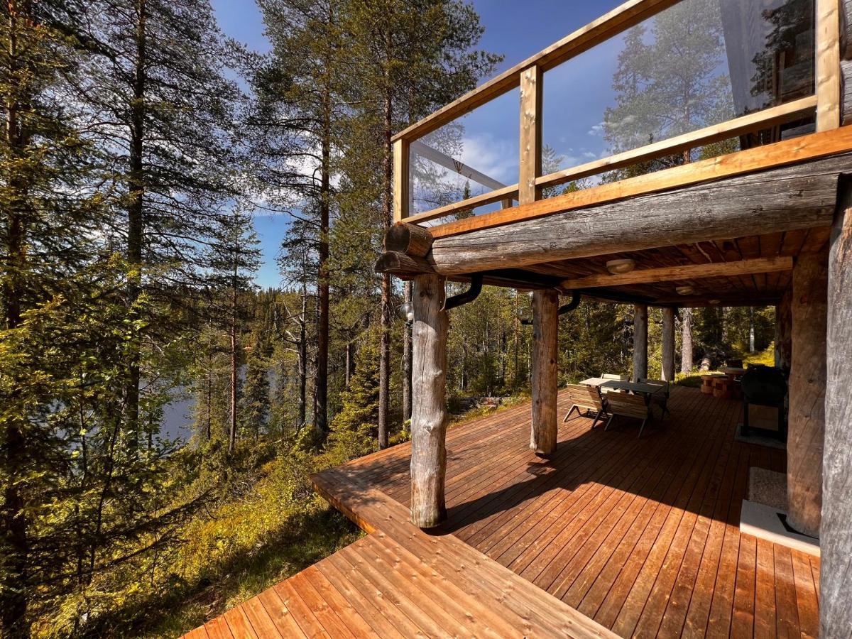 Porontima Lake House In Pure Rukatunturi Nature Kültér fotó